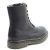 HEAVENLY FEET WOMENS ZIP LACE ANKLE BOOT - BLACK